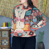 Round Neck Vintage Loose Sweater